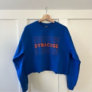Syracuse University Cropped Hoodie